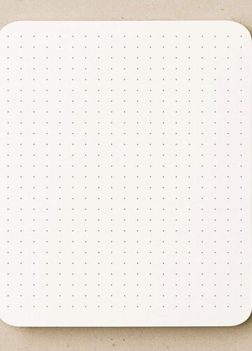 Dot Grid Notebook with Index