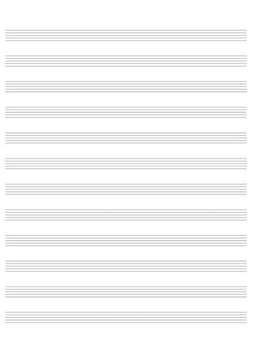 Sheet Music Notebook with Index